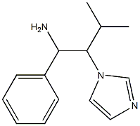 2-(1H-imidazol-1-yl)-3-methyl-1-phenylbutan-1-amine Struktur