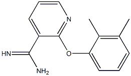 2-(2,3-dimethylphenoxy)pyridine-3-carboximidamide Struktur