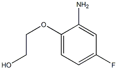 2-(2-amino-4-fluorophenoxy)ethan-1-ol Struktur