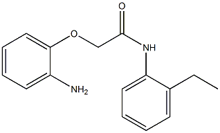 2-(2-aminophenoxy)-N-(2-ethylphenyl)acetamide Struktur