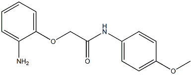 2-(2-aminophenoxy)-N-(4-methoxyphenyl)acetamide Struktur