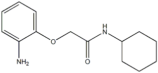 2-(2-aminophenoxy)-N-cyclohexylacetamide Struktur