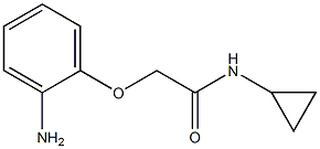 2-(2-aminophenoxy)-N-cyclopropylacetamide Struktur