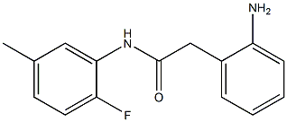 2-(2-aminophenyl)-N-(2-fluoro-5-methylphenyl)acetamide Struktur