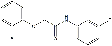 2-(2-bromophenoxy)-N-(3-fluorophenyl)acetamide Struktur