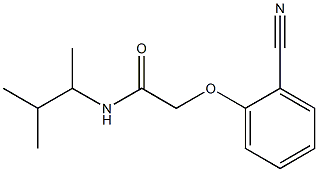 2-(2-cyanophenoxy)-N-(3-methylbutan-2-yl)acetamide Struktur