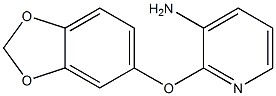 2-(2H-1,3-benzodioxol-5-yloxy)pyridin-3-amine Struktur