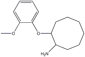 2-(2-methoxyphenoxy)cyclooctanamine Struktur