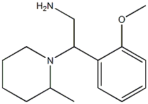 2-(2-methoxyphenyl)-2-(2-methylpiperidin-1-yl)ethanamine Struktur