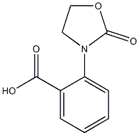 2-(2-oxo-1,3-oxazolidin-3-yl)benzoic acid Struktur