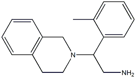 2-(3,4-dihydroisoquinolin-2(1H)-yl)-2-(2-methylphenyl)ethanamine Struktur