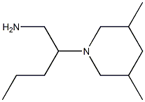 2-(3,5-dimethylpiperidin-1-yl)pentan-1-amine Struktur