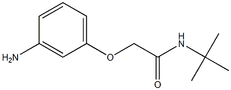 2-(3-aminophenoxy)-N-(tert-butyl)acetamide Struktur