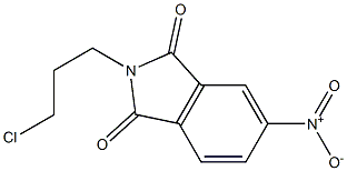 2-(3-chloropropyl)-5-nitro-2,3-dihydro-1H-isoindole-1,3-dione Struktur