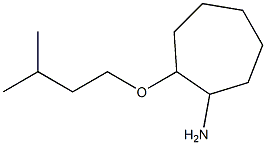 2-(3-methylbutoxy)cycloheptan-1-amine Struktur