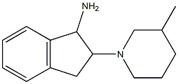 2-(3-methylpiperidin-1-yl)-2,3-dihydro-1H-inden-1-ylamine Struktur