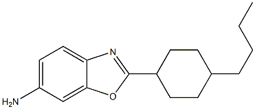 2-(4-butylcyclohexyl)-1,3-benzoxazol-6-amine Struktur