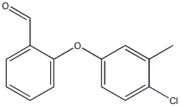 2-(4-chloro-3-methylphenoxy)benzaldehyde Struktur