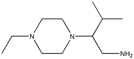 2-(4-ethylpiperazin-1-yl)-3-methylbutan-1-amine Struktur