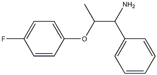 2-(4-fluorophenoxy)-1-phenylpropan-1-amine Struktur