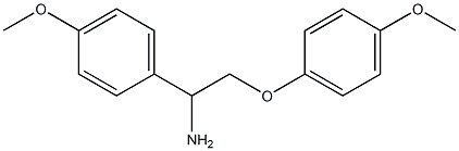 2-(4-methoxyphenoxy)-1-(4-methoxyphenyl)ethanamine Struktur