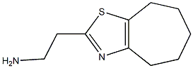 2-(5,6,7,8-tetrahydro-4H-cyclohepta[d][1,3]thiazol-2-yl)ethanamine Struktur