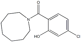 2-(azocan-1-ylcarbonyl)-5-chlorophenol Struktur