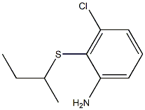 2-(butan-2-ylsulfanyl)-3-chloroaniline Struktur