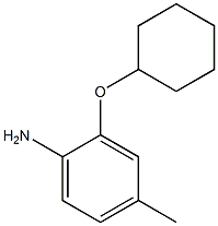 2-(cyclohexyloxy)-4-methylaniline Struktur