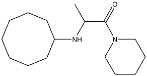 2-(cyclooctylamino)-1-(piperidin-1-yl)propan-1-one Struktur