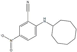 2-(cyclooctylamino)-5-nitrobenzonitrile Struktur