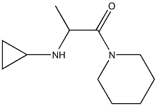 2-(cyclopropylamino)-1-(piperidin-1-yl)propan-1-one Struktur