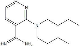 2-(dibutylamino)pyridine-3-carboximidamide Struktur