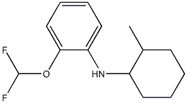 2-(difluoromethoxy)-N-(2-methylcyclohexyl)aniline Struktur