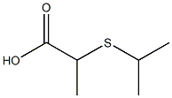 2-(isopropylthio)propanoic acid Struktur