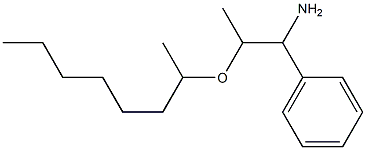 2-(octan-2-yloxy)-1-phenylpropan-1-amine Struktur