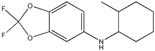 2,2-difluoro-N-(2-methylcyclohexyl)-2H-1,3-benzodioxol-5-amine Struktur