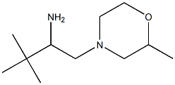 2,2-dimethyl-1-[(2-methylmorpholin-4-yl)methyl]propylamine Struktur