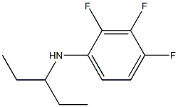 2,3,4-trifluoro-N-(pentan-3-yl)aniline Struktur