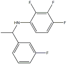 2,3,4-trifluoro-N-[1-(3-fluorophenyl)ethyl]aniline Struktur