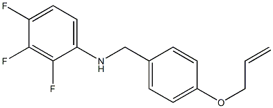 2,3,4-trifluoro-N-{[4-(prop-2-en-1-yloxy)phenyl]methyl}aniline Struktur