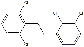 2,3-dichloro-N-[(2,6-dichlorophenyl)methyl]aniline Struktur