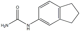 2,3-dihydro-1H-inden-5-ylurea Struktur