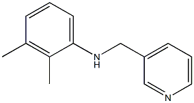 2,3-dimethyl-N-(pyridin-3-ylmethyl)aniline Struktur