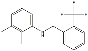 2,3-dimethyl-N-{[2-(trifluoromethyl)phenyl]methyl}aniline Struktur