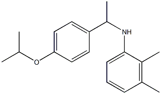 2,3-dimethyl-N-{1-[4-(propan-2-yloxy)phenyl]ethyl}aniline Struktur