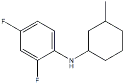 2,4-difluoro-N-(3-methylcyclohexyl)aniline Struktur