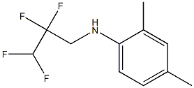 2,4-dimethyl-N-(2,2,3,3-tetrafluoropropyl)aniline Struktur