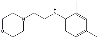 2,4-dimethyl-N-[2-(morpholin-4-yl)ethyl]aniline Struktur