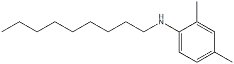 2,4-dimethyl-N-nonylaniline Struktur